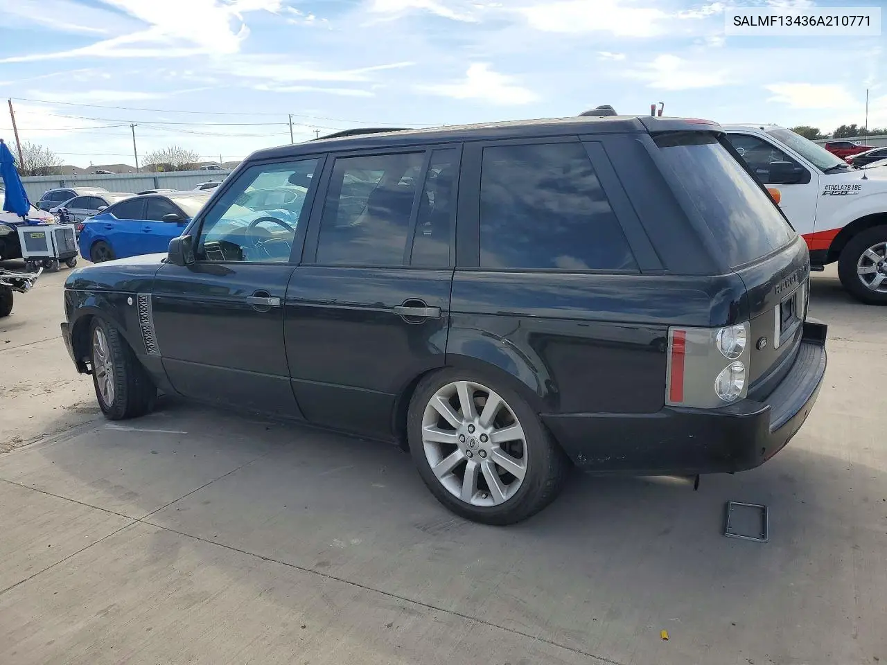 2006 LAND ROVER RANGE ROVER VIN SALMF13436A210771 — фото 2