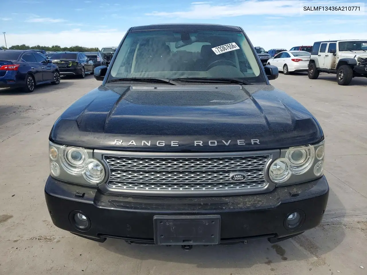 2006 LAND ROVER RANGE ROVER VIN SALMF13436A210771 — фото 5