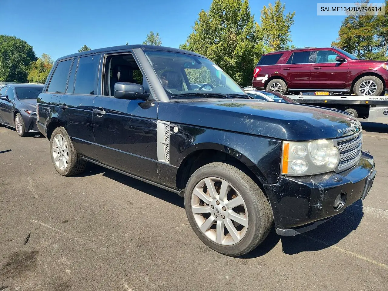 2008 LAND ROVER RANGE ROVER VIN SALMF13478A296914 — фото 4