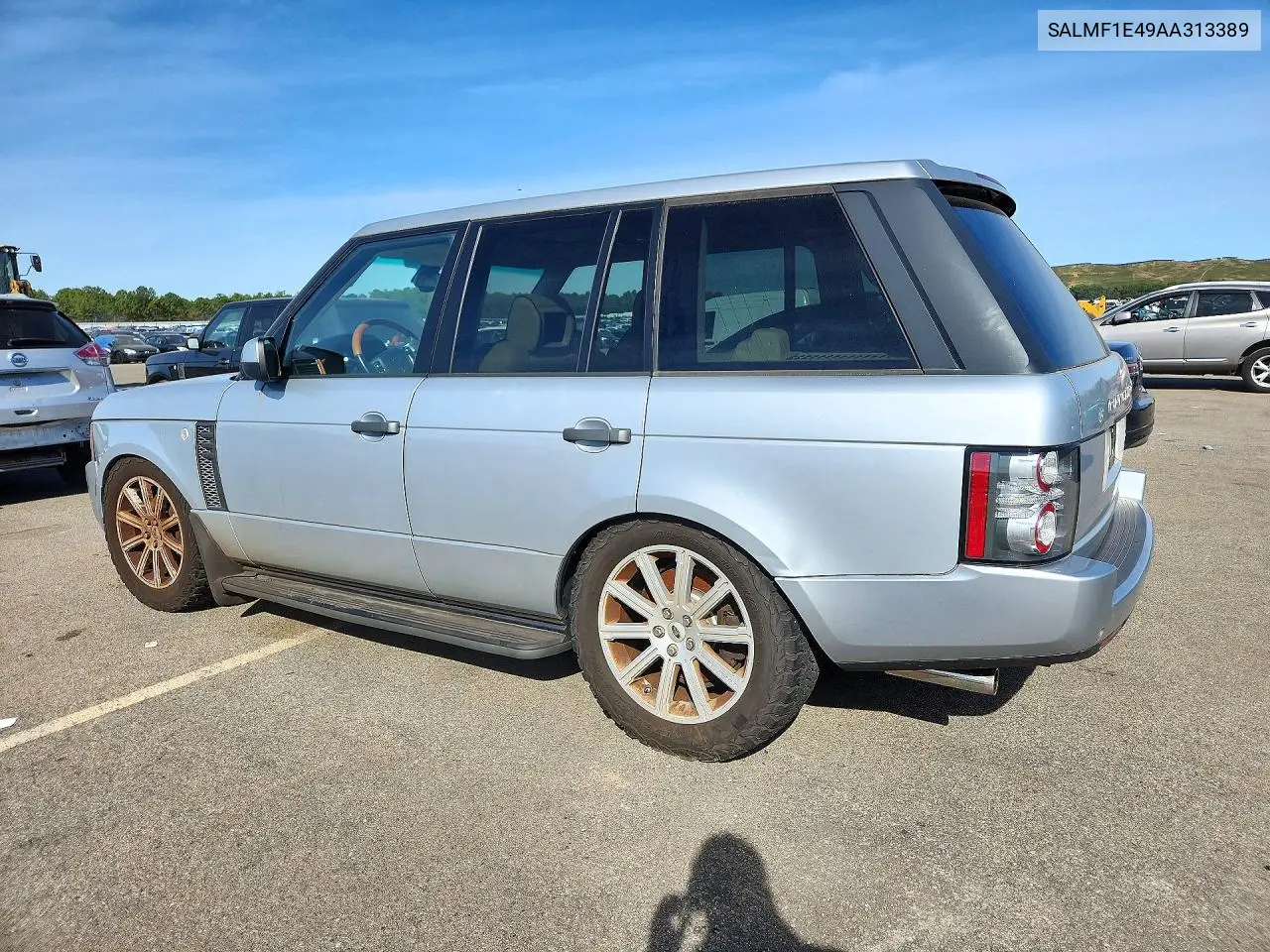 2010 LAND ROVER RANGE ROVER VIN SALMF1E49AA313389 — фото 2