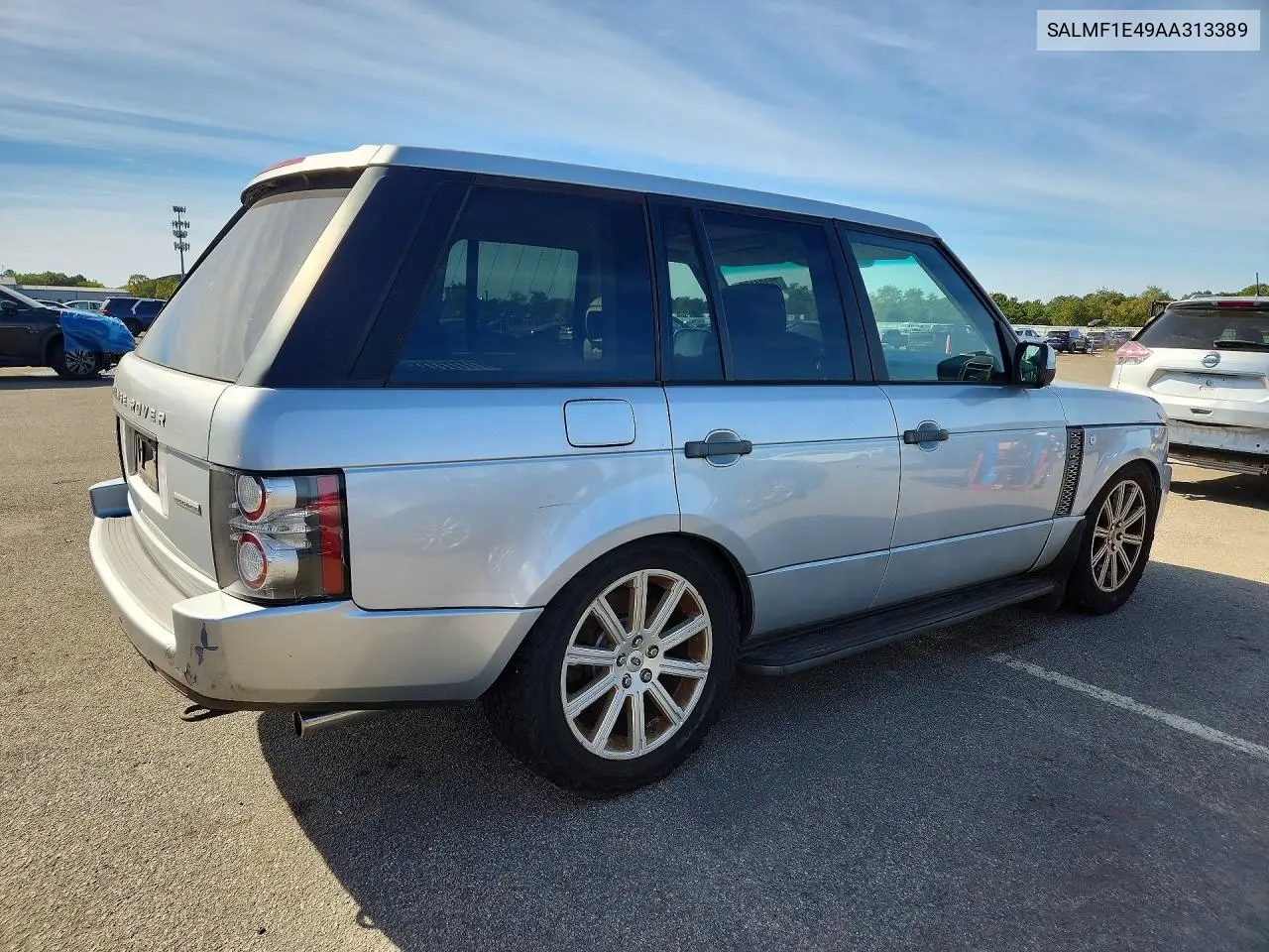 2010 LAND ROVER RANGE ROVER VIN SALMF1E49AA313389 — фото 3