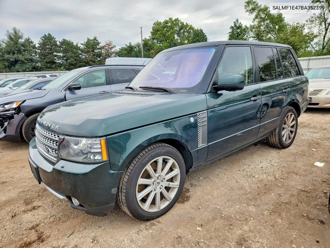 LAND ROVER RANGE ROVER 2011, VIN SALMF1E47BA352399