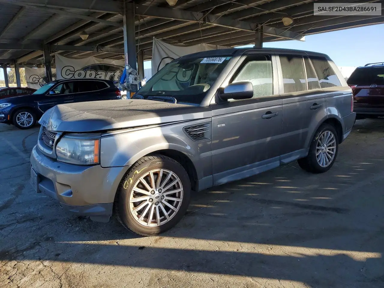 LAND ROVER RANGE ROVER 2011, VIN SALSF2D43BA286691