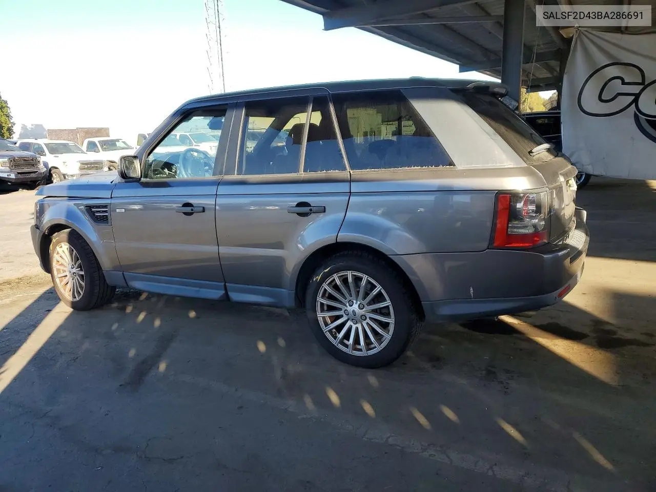 2011 LAND ROVER RANGE ROVER VIN SALSF2D43BA286691 — фото 2