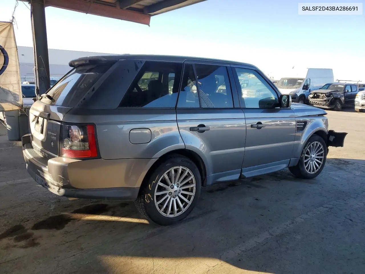2011 LAND ROVER RANGE ROVER VIN SALSF2D43BA286691 — фото 3