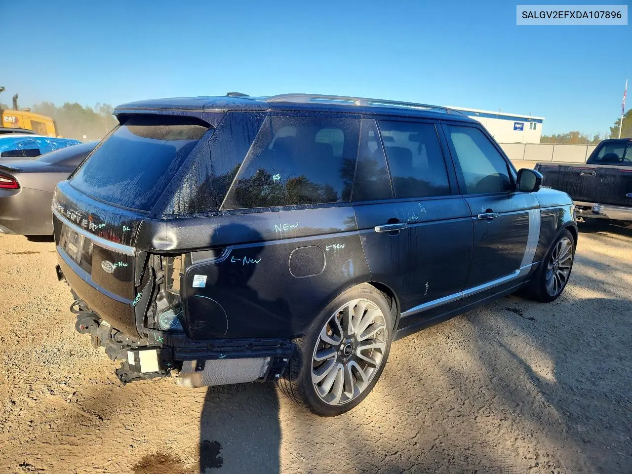 2013 LAND ROVER RANGE ROVER VIN SALGV2EFXDA107896 — фото 3