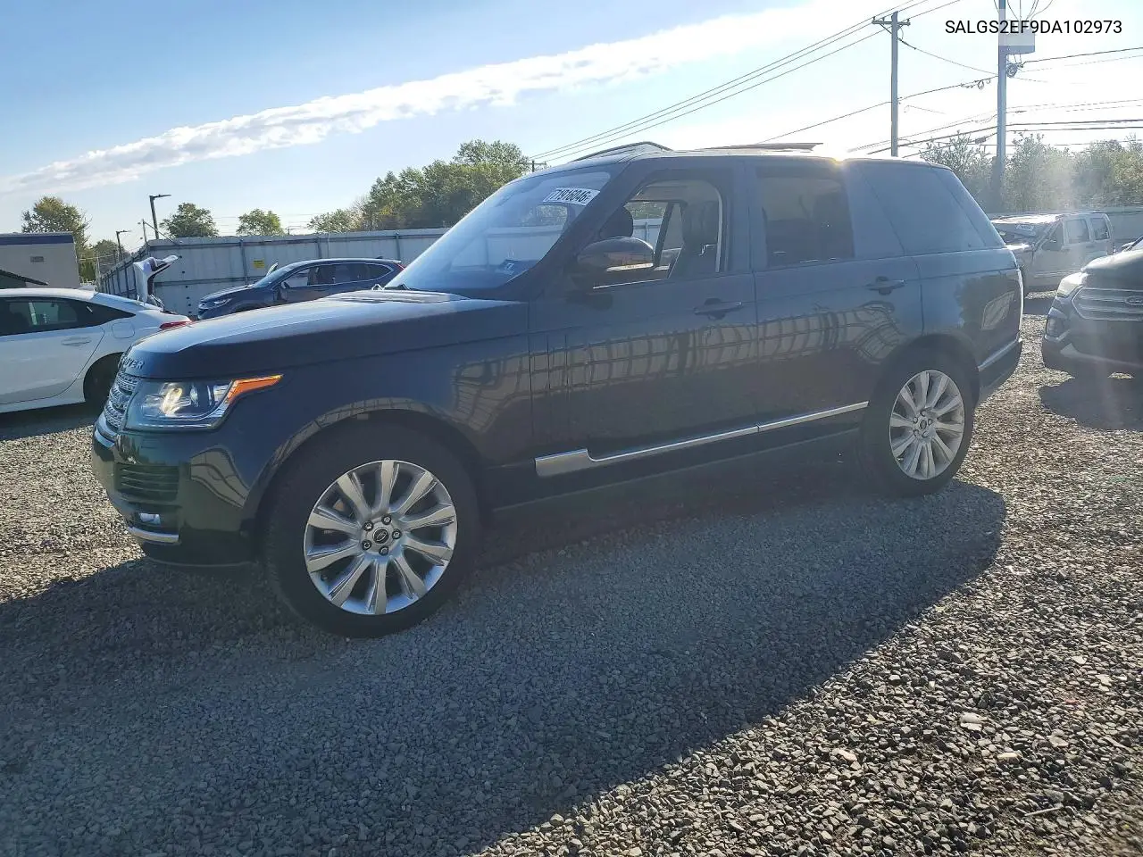 LAND ROVER RANGE ROVER 2013, VIN SALGS2EF9DA102973