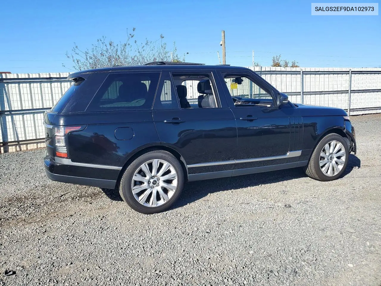 2013 LAND ROVER RANGE ROVER VIN SALGS2EF9DA102973 — фото 3