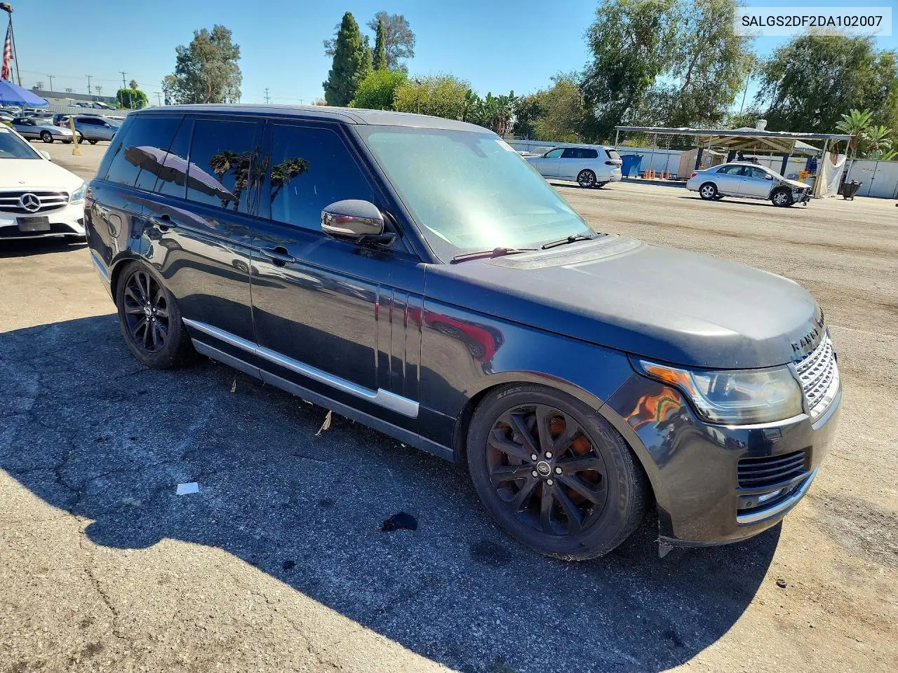 2013 LAND ROVER RANGE ROVER VIN SALGS2DF2DA102007 — фото 4