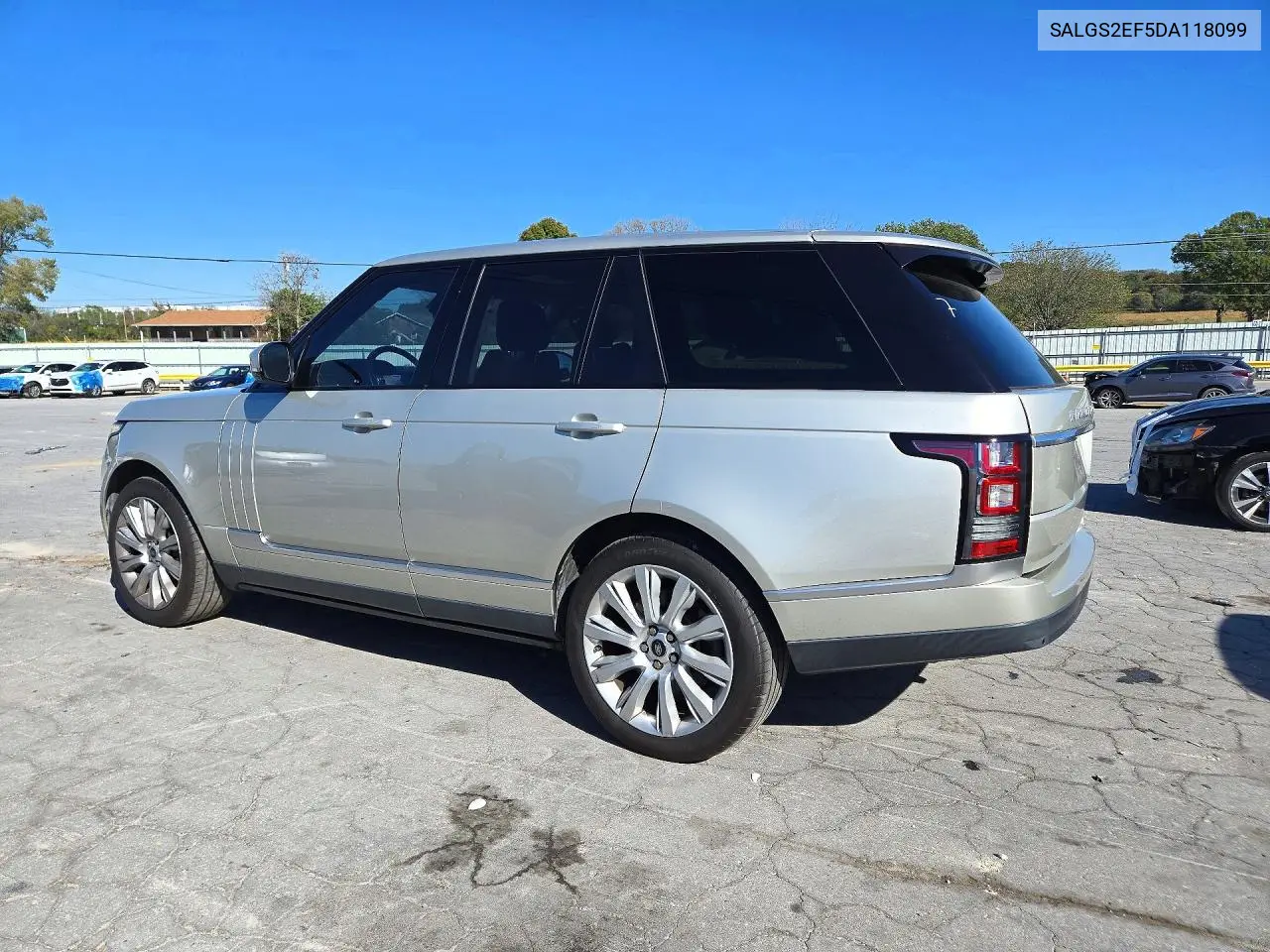 2013 LAND ROVER RANGE ROVER VIN SALGS2EF5DA118099 — фото 2