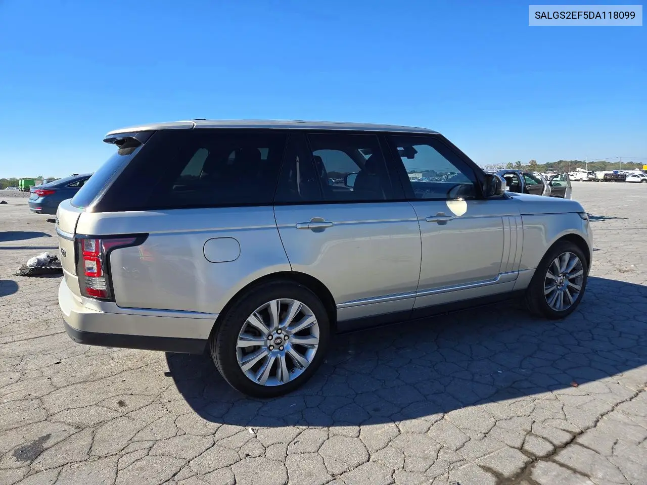 2013 LAND ROVER RANGE ROVER VIN SALGS2EF5DA118099 — фото 3