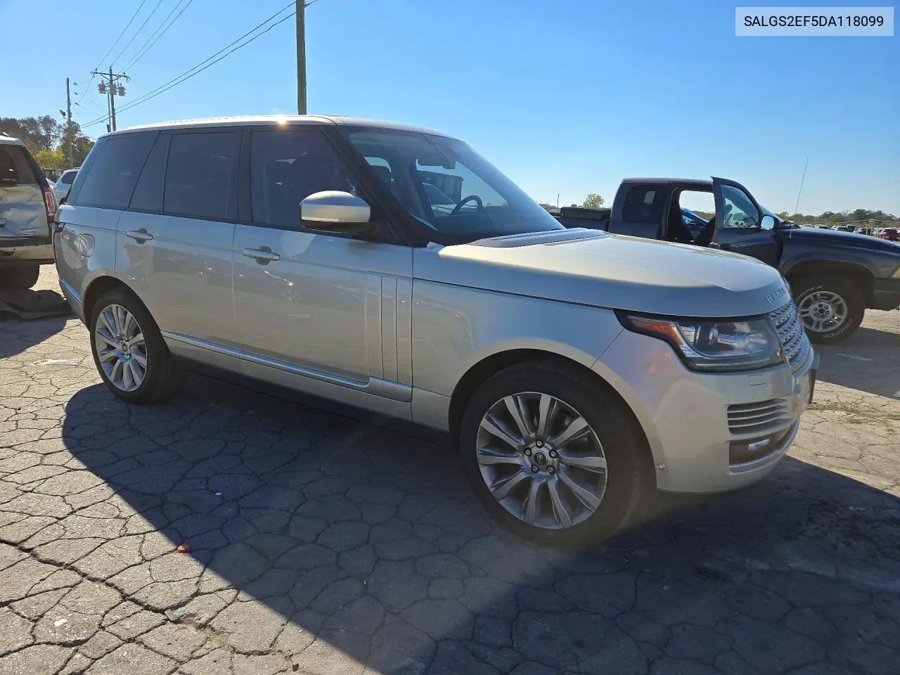 2013 LAND ROVER RANGE ROVER VIN SALGS2EF5DA118099 — фото 4