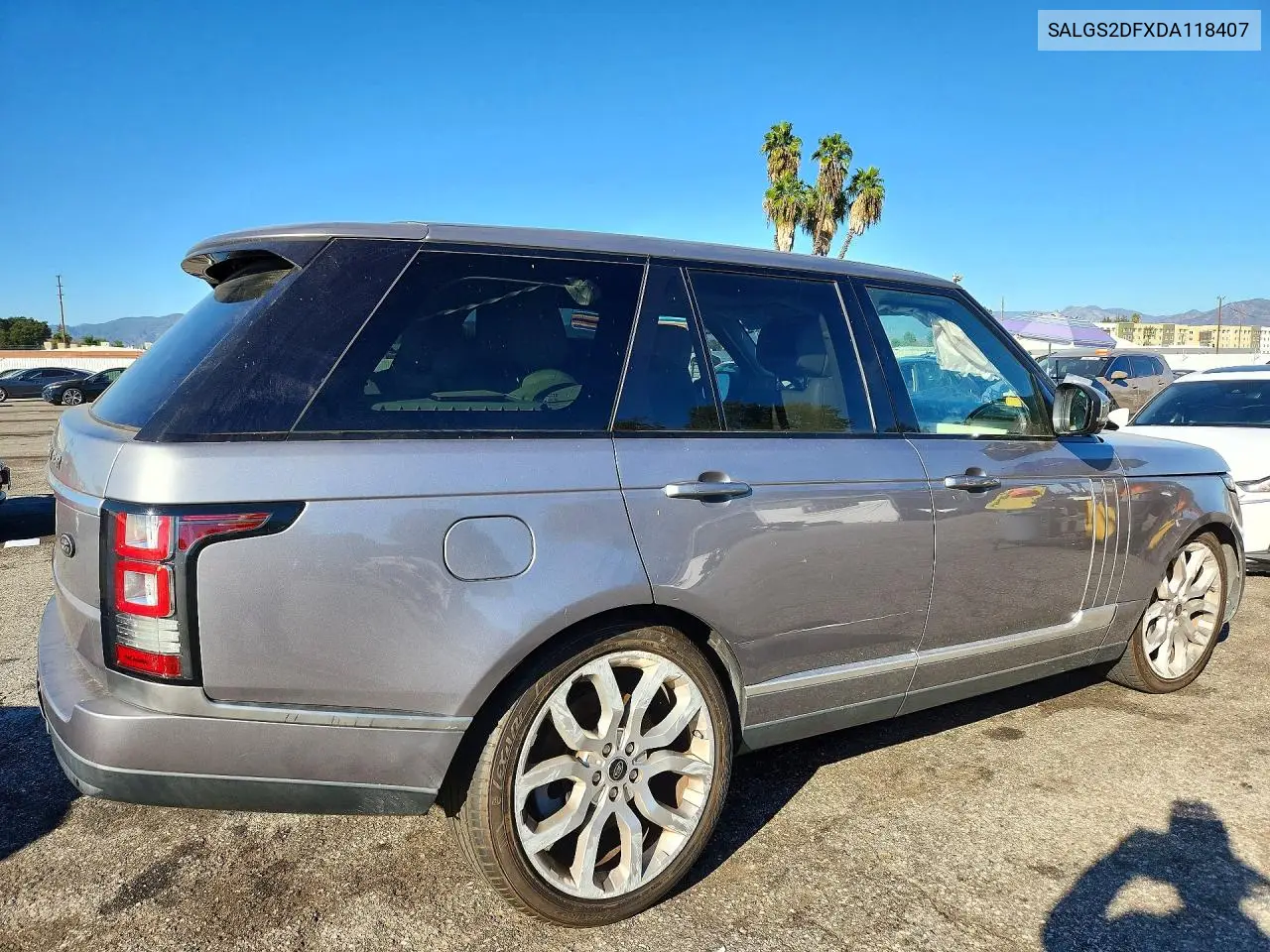 2013 LAND ROVER RANGE ROVER VIN SALGS2DFXDA118407 — фото 3