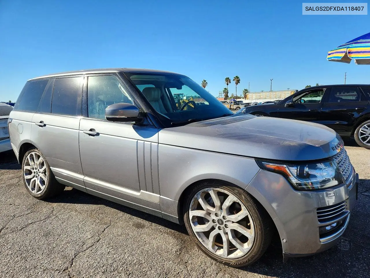 2013 LAND ROVER RANGE ROVER VIN SALGS2DFXDA118407 — фото 4