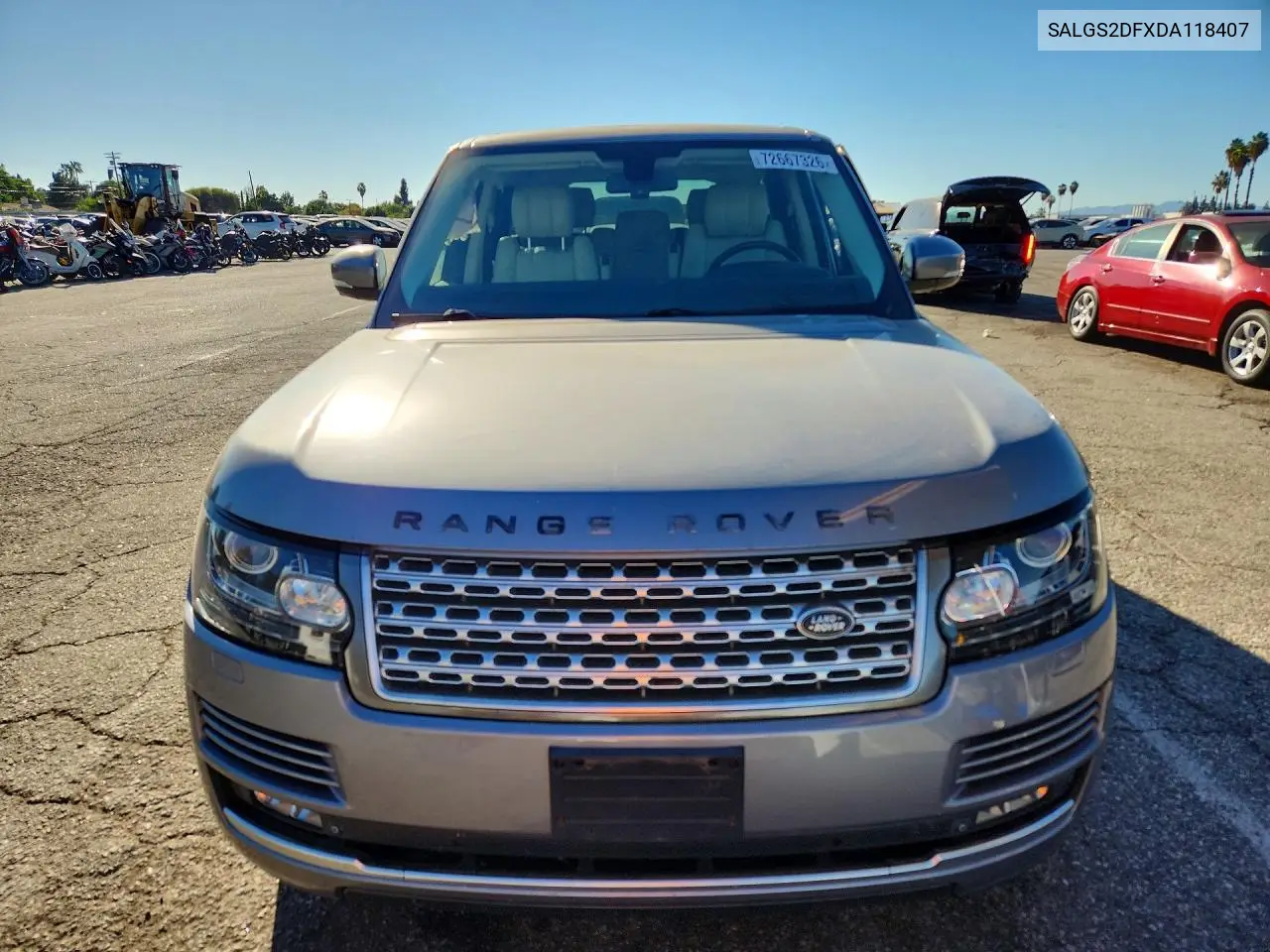2013 LAND ROVER RANGE ROVER VIN SALGS2DFXDA118407 — фото 5