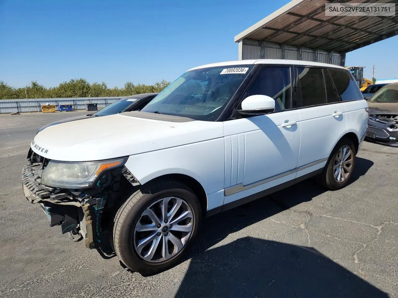 LAND ROVER RANGE ROVER 2014, VIN SALGS2VF2EA131751