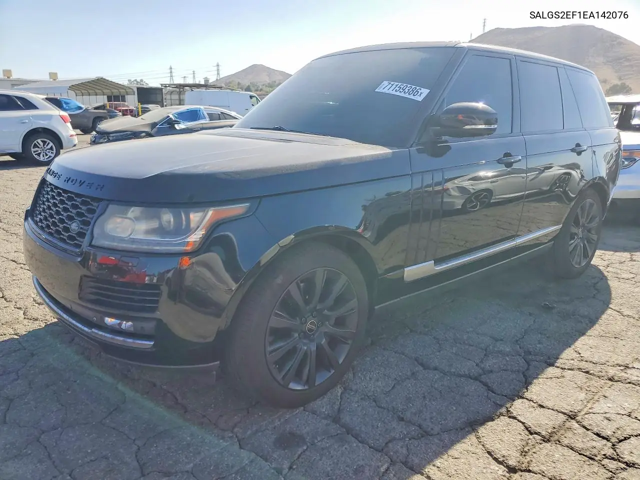 LAND ROVER RANGE ROVER 2014, VIN SALGS2EF1EA142076