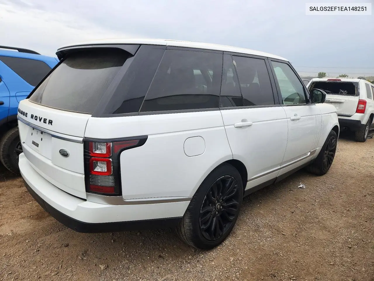 2014 LAND ROVER RANGE ROVER VIN SALGS2EF1EA148251 — фото 3