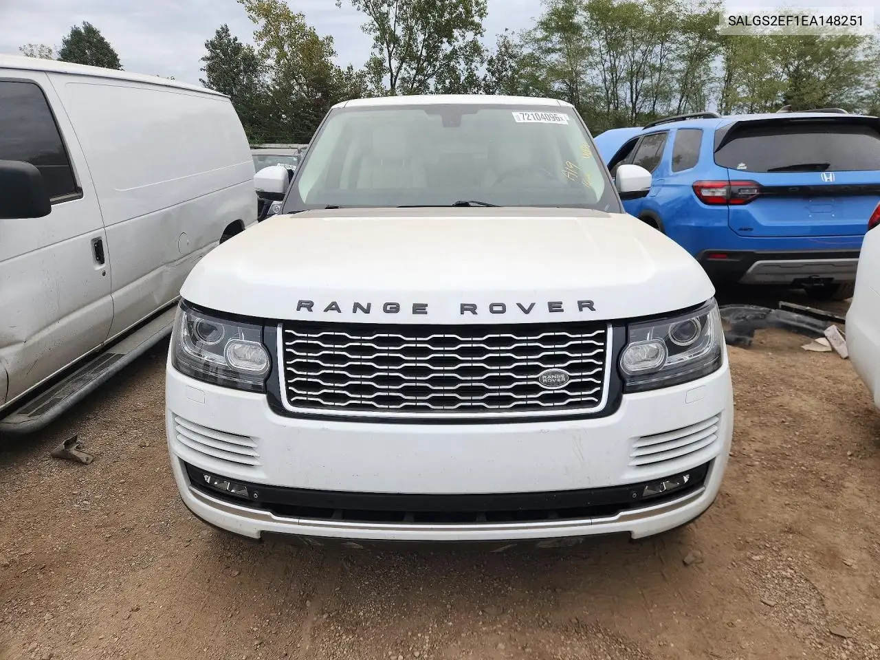 2014 LAND ROVER RANGE ROVER VIN SALGS2EF1EA148251 — фото 5