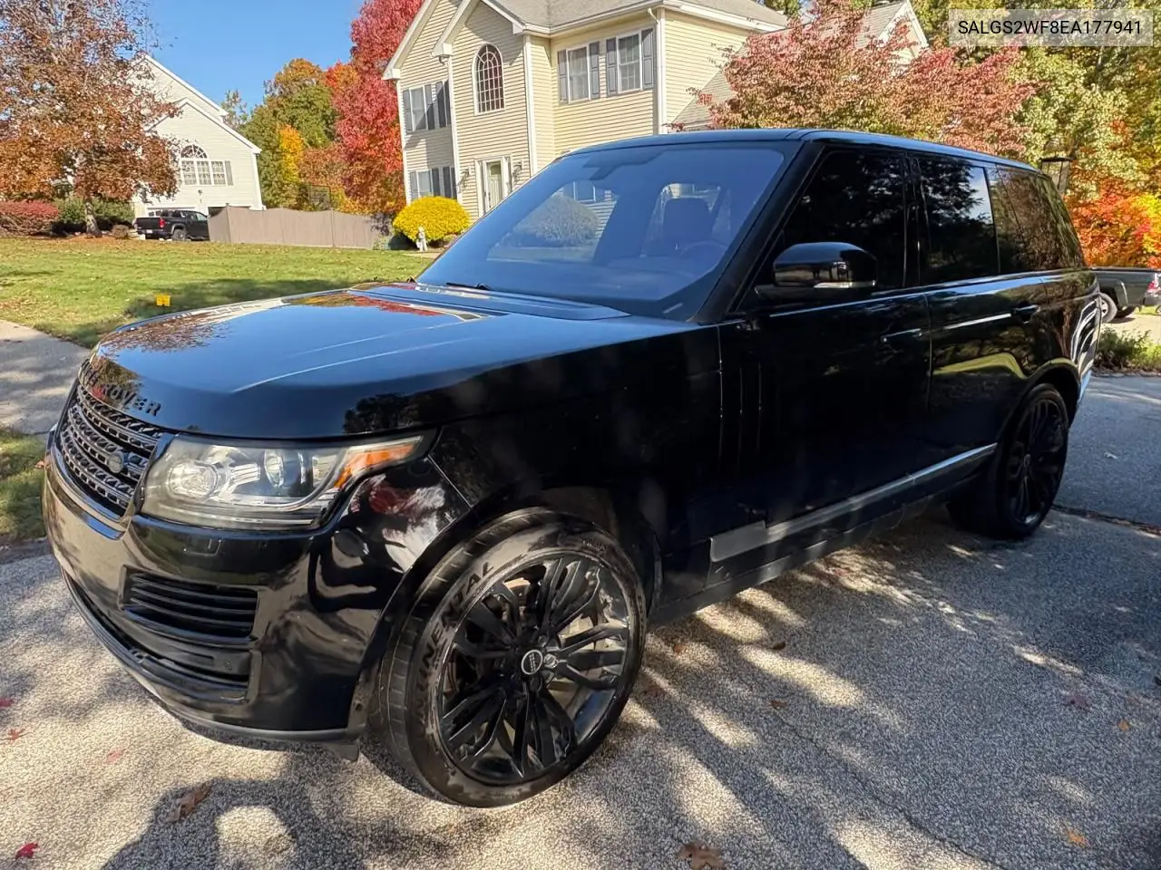 2014 LAND ROVER RANGE ROVER VIN SALGS2WF8EA177941 — фото 2