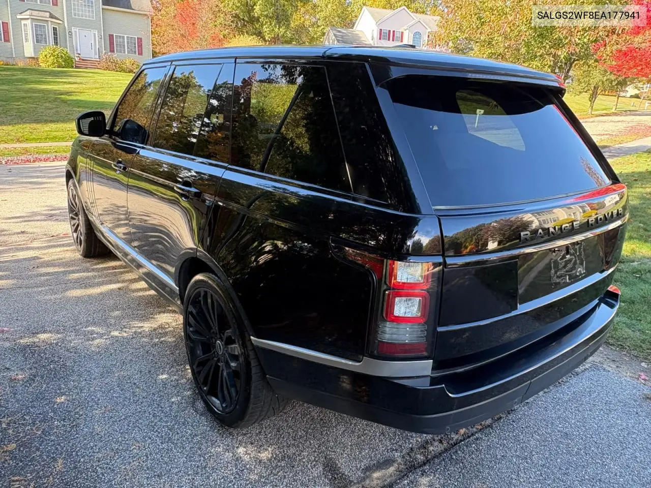 2014 LAND ROVER RANGE ROVER VIN SALGS2WF8EA177941 — фото 3