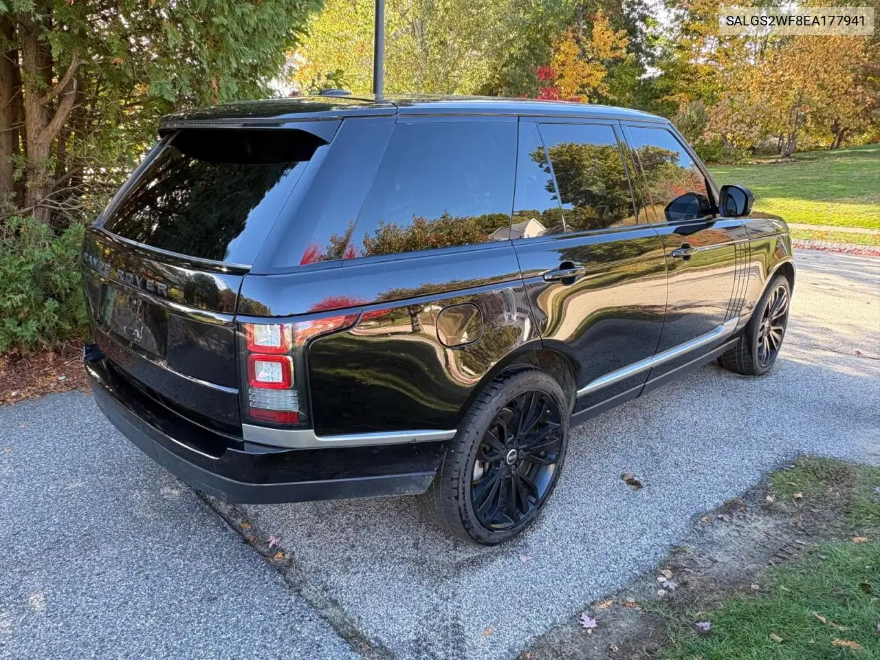 2014 LAND ROVER RANGE ROVER VIN SALGS2WF8EA177941 — фото 4