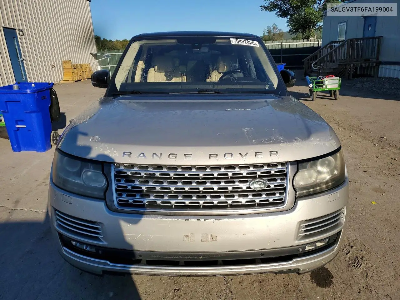 2015 LAND ROVER RANGE ROVER VIN SALGV3TF6FA199004 — фото 5