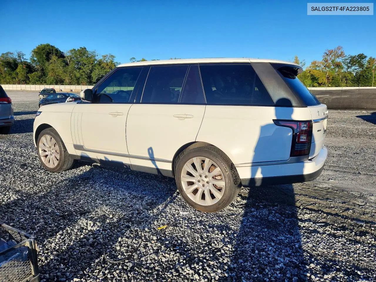 2015 LAND ROVER RANGE ROVER VIN SALGS2TF4FA223805 — фото 2