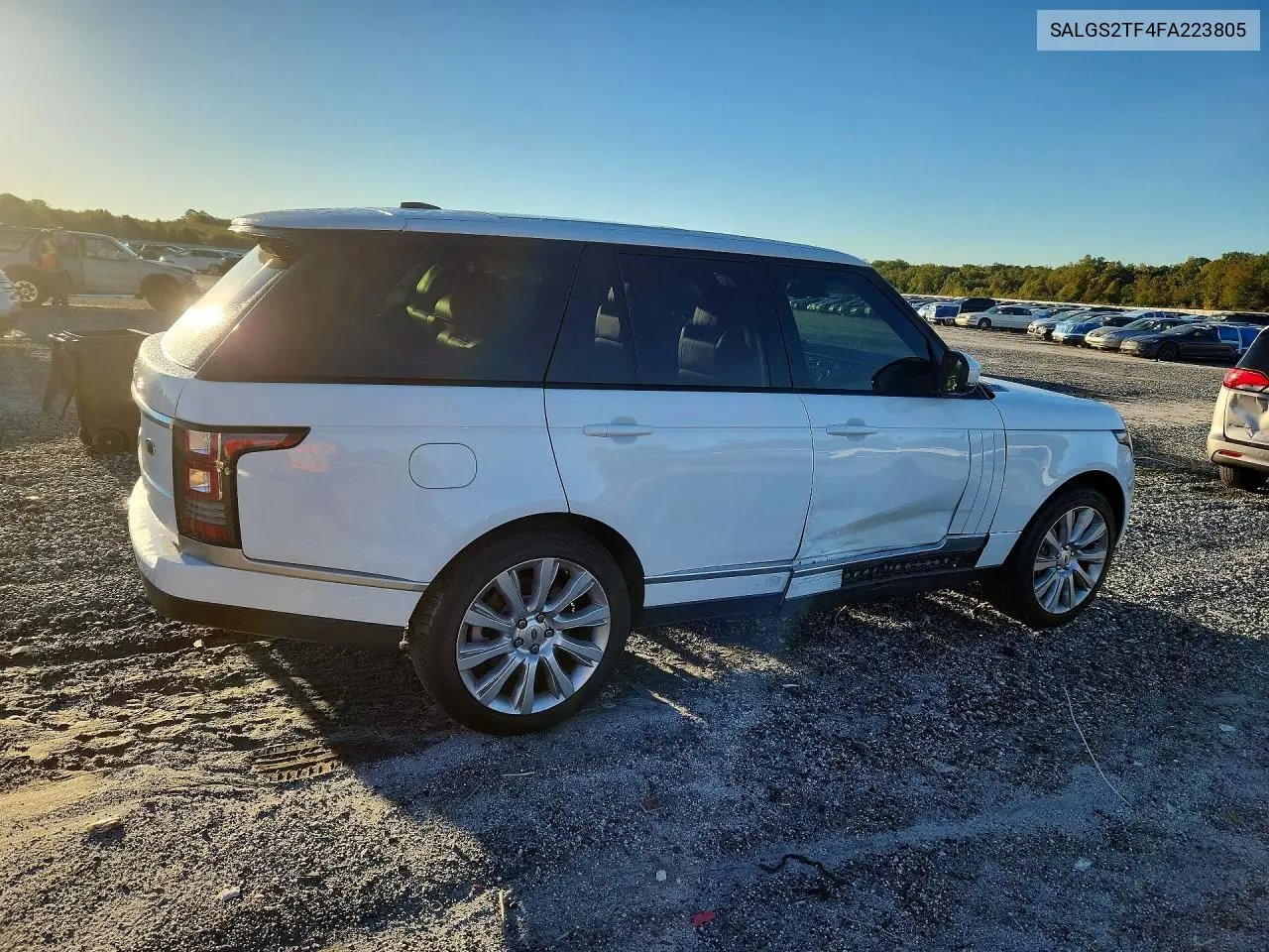 2015 LAND ROVER RANGE ROVER VIN SALGS2TF4FA223805 — фото 3