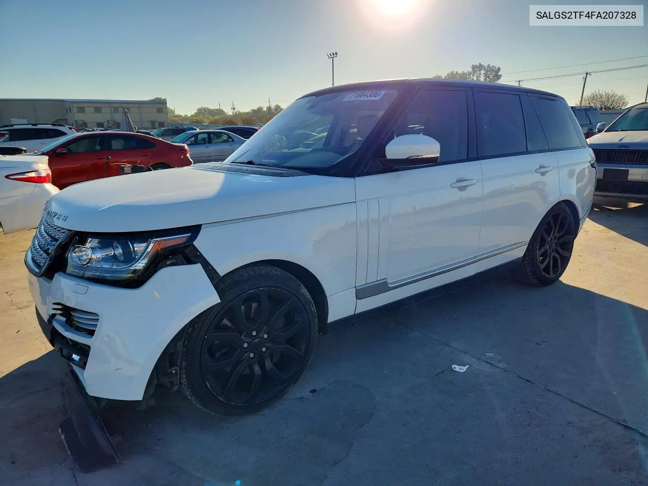 LAND ROVER RANGE ROVER 2015, VIN SALGS2TF4FA207328