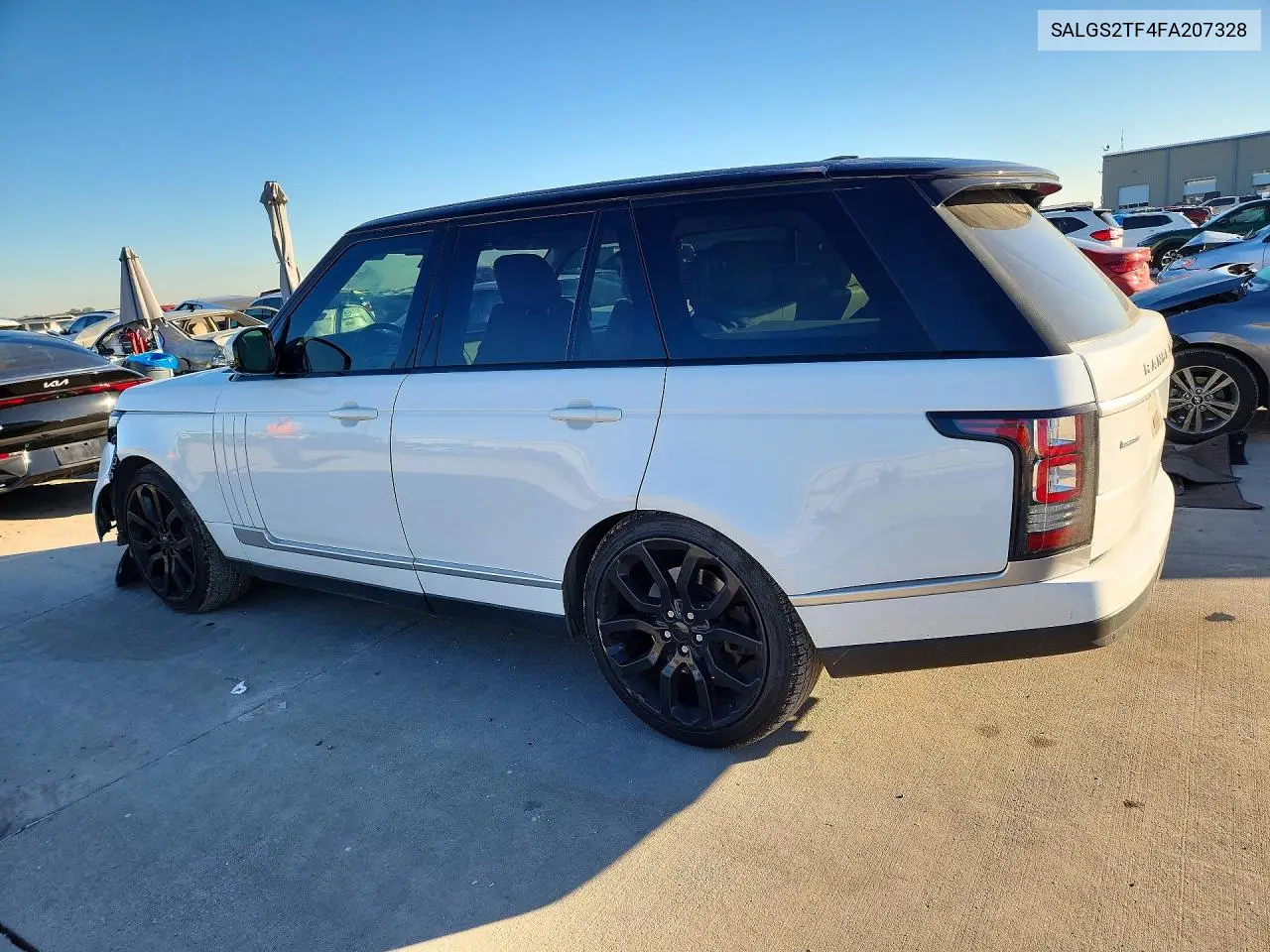 2015 LAND ROVER RANGE ROVER VIN SALGS2TF4FA207328 — фото 2