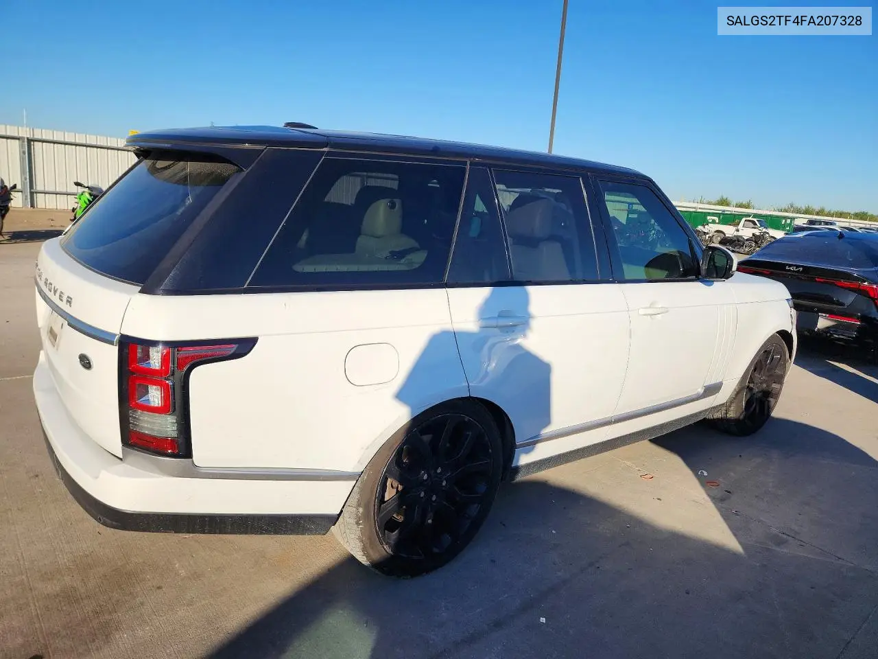 2015 LAND ROVER RANGE ROVER VIN SALGS2TF4FA207328 — фото 3