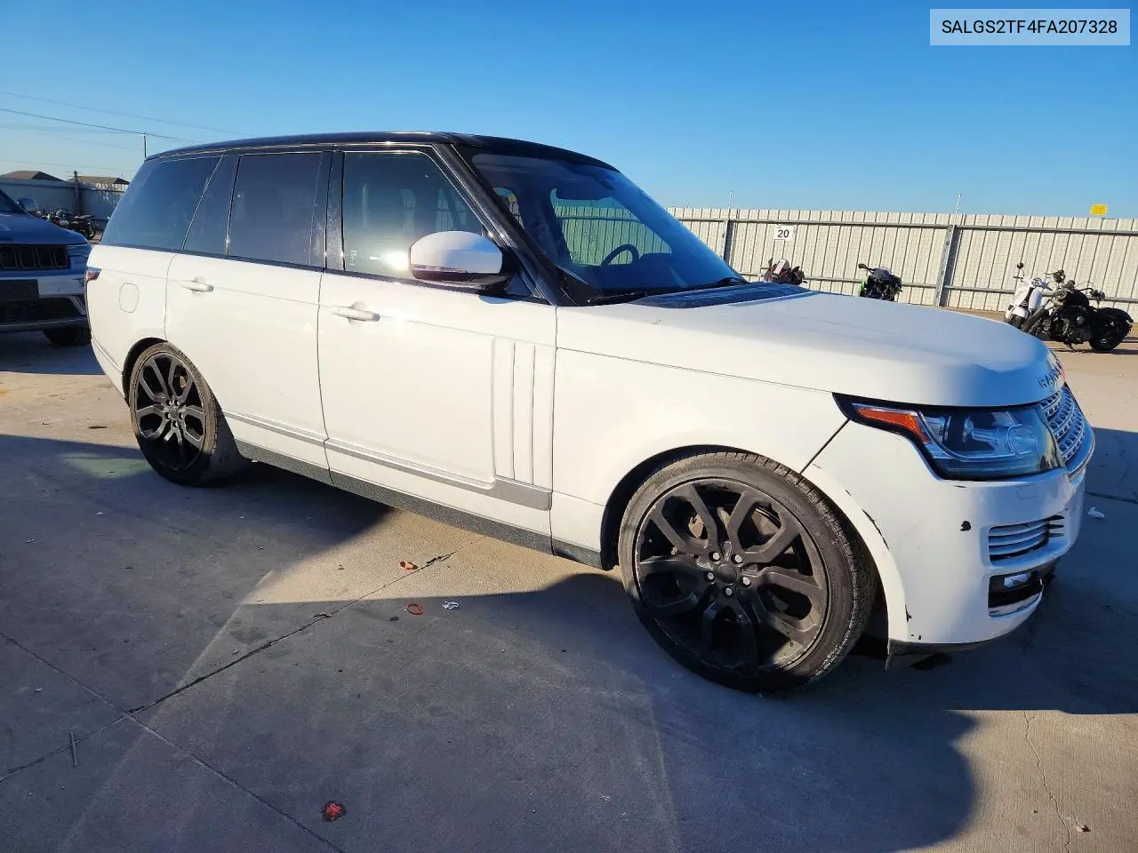 2015 LAND ROVER RANGE ROVER VIN SALGS2TF4FA207328 — фото 4