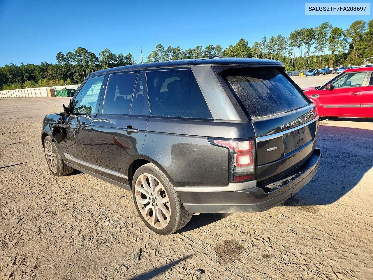 2015 LAND ROVER RANGE ROVER VIN SALGS2TF7FA208697 — фото 2