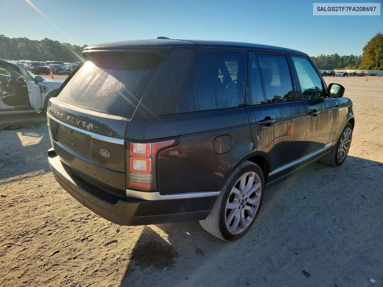 2015 LAND ROVER RANGE ROVER VIN SALGS2TF7FA208697 — фото 3