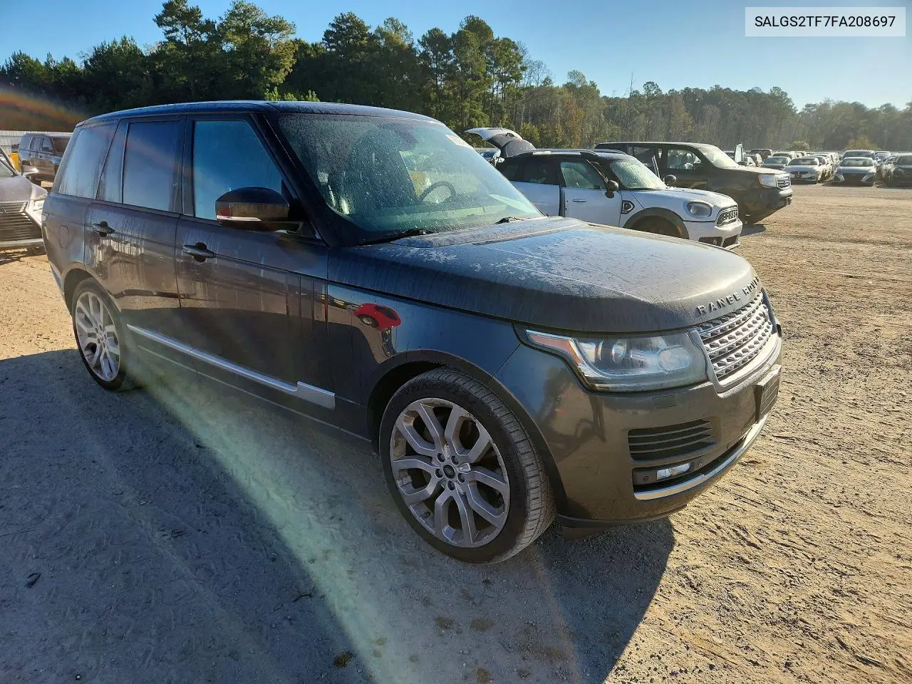 2015 LAND ROVER RANGE ROVER VIN SALGS2TF7FA208697 — фото 4