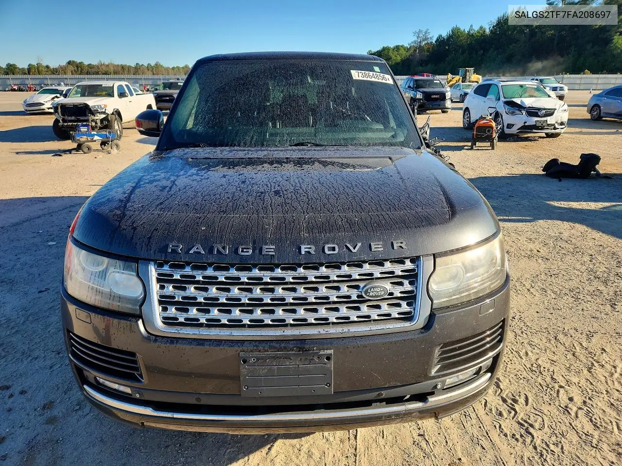 2015 LAND ROVER RANGE ROVER VIN SALGS2TF7FA208697 — фото 5