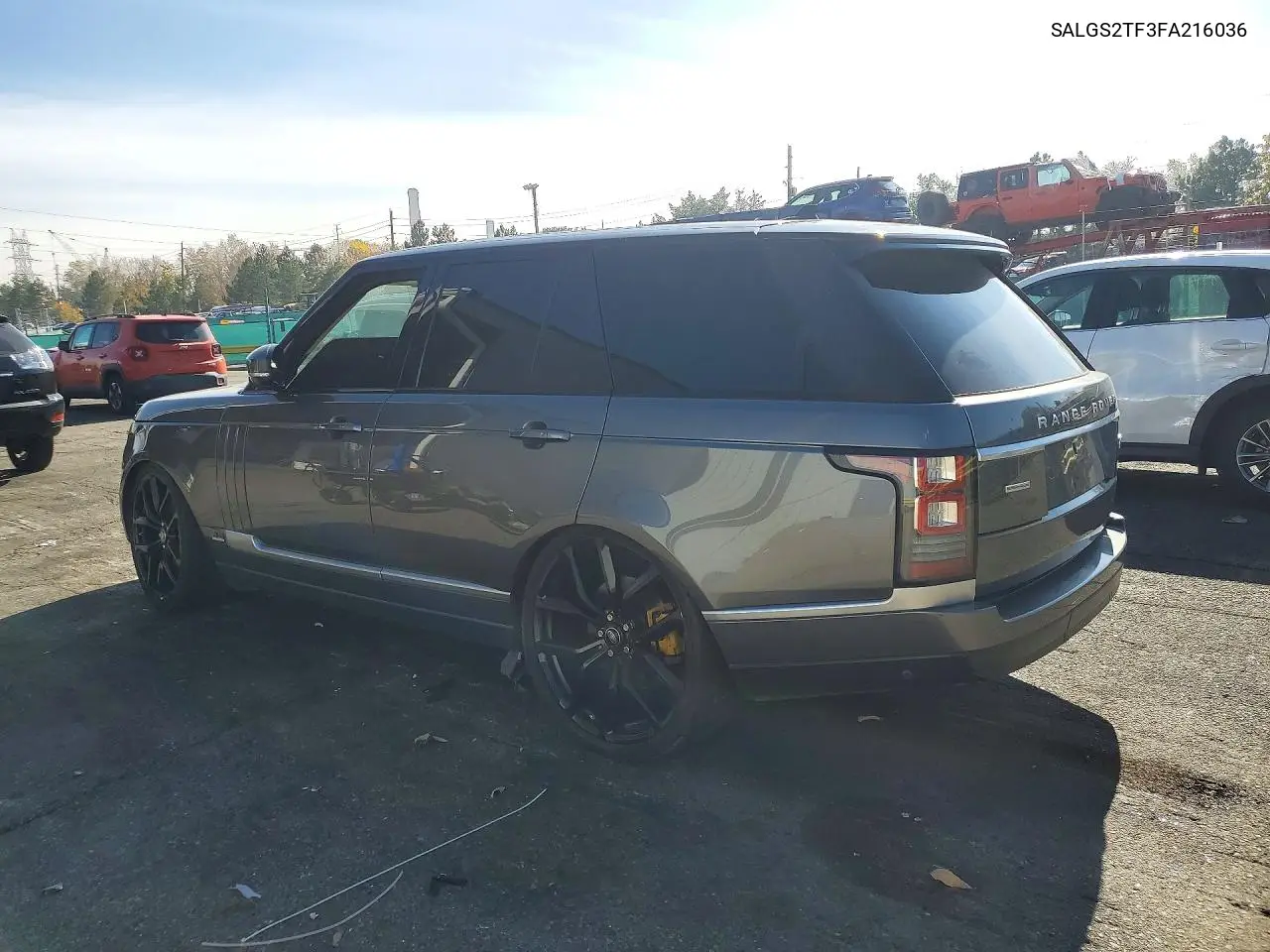 2015 LAND ROVER RANGE ROVER VIN SALGS2TF3FA216036 — фото 2