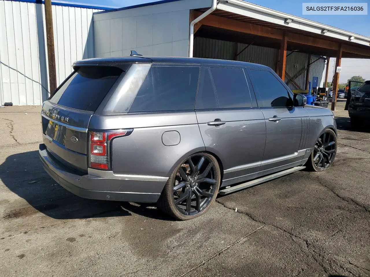 2015 LAND ROVER RANGE ROVER VIN SALGS2TF3FA216036 — фото 3