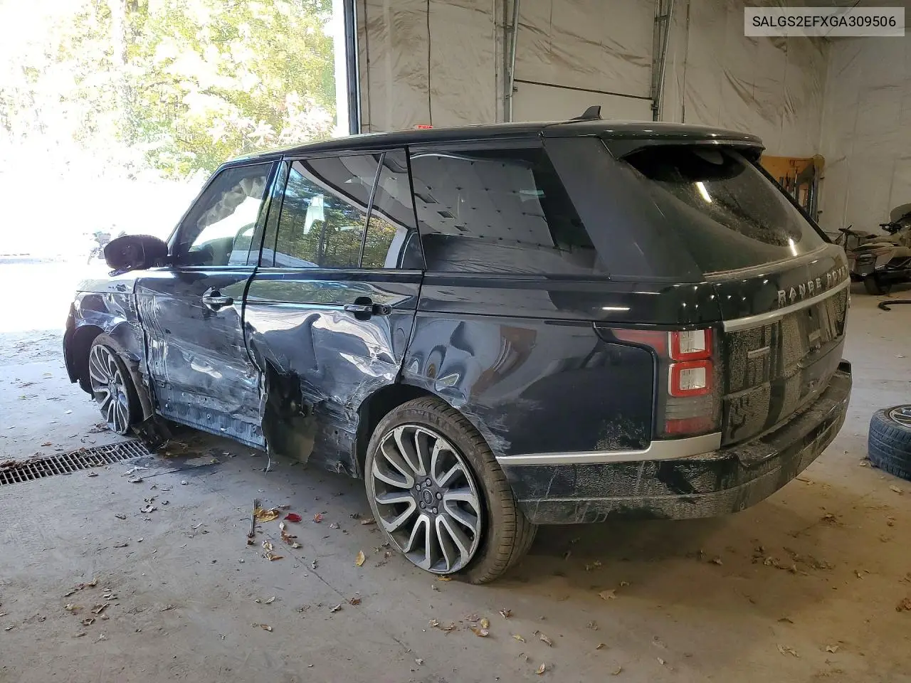 2016 LAND ROVER RANGE ROVER VIN SALGS2EFXGA309506 — фото 2