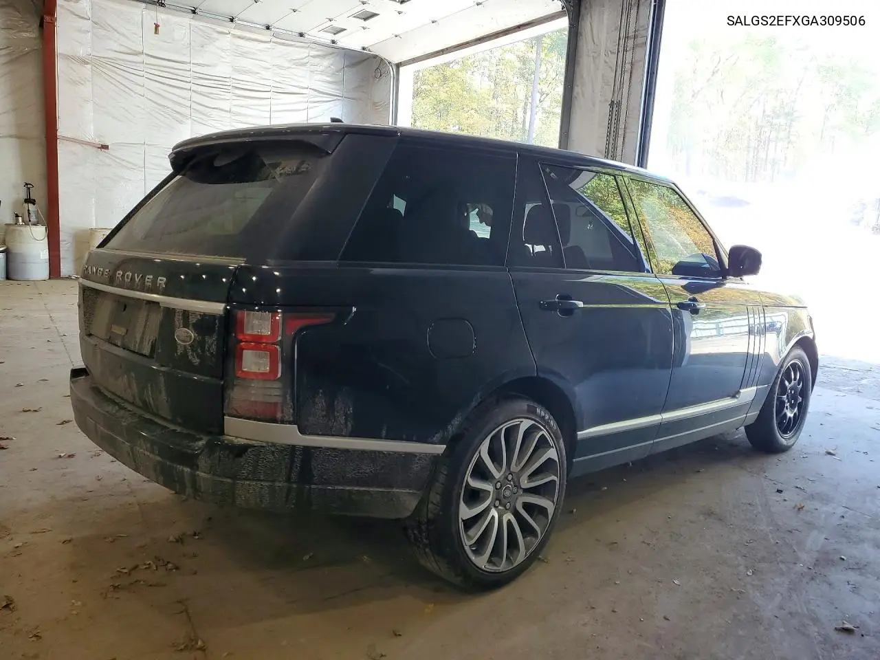 2016 LAND ROVER RANGE ROVER VIN SALGS2EFXGA309506 — фото 3