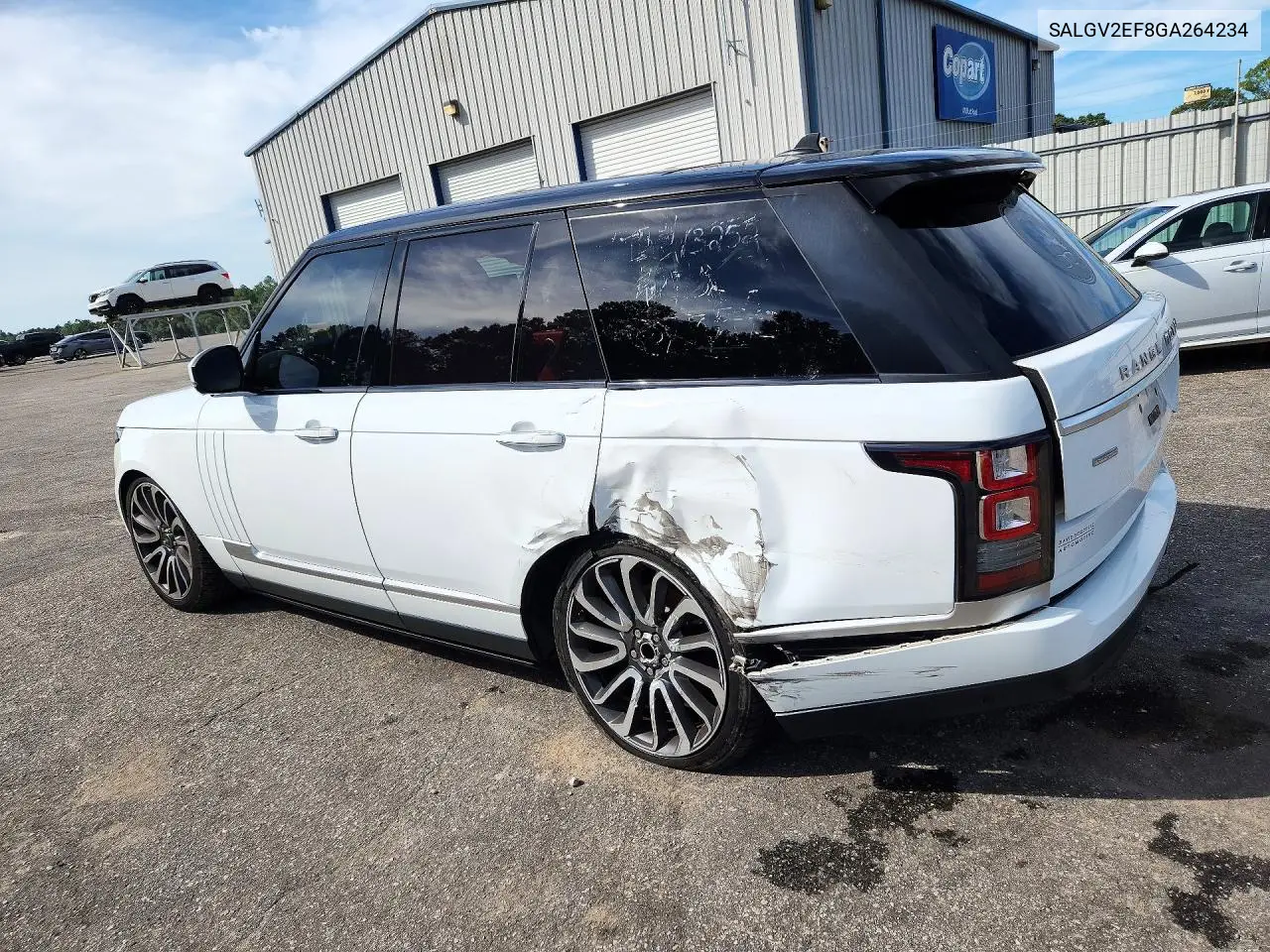 2016 LAND ROVER RANGE ROVER VIN SALGV2EF8GA264234 — фото 2