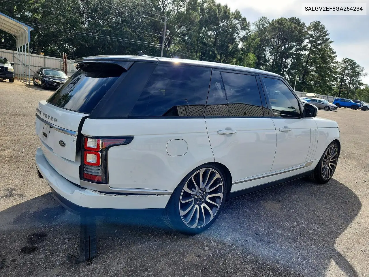 2016 LAND ROVER RANGE ROVER VIN SALGV2EF8GA264234 — фото 3
