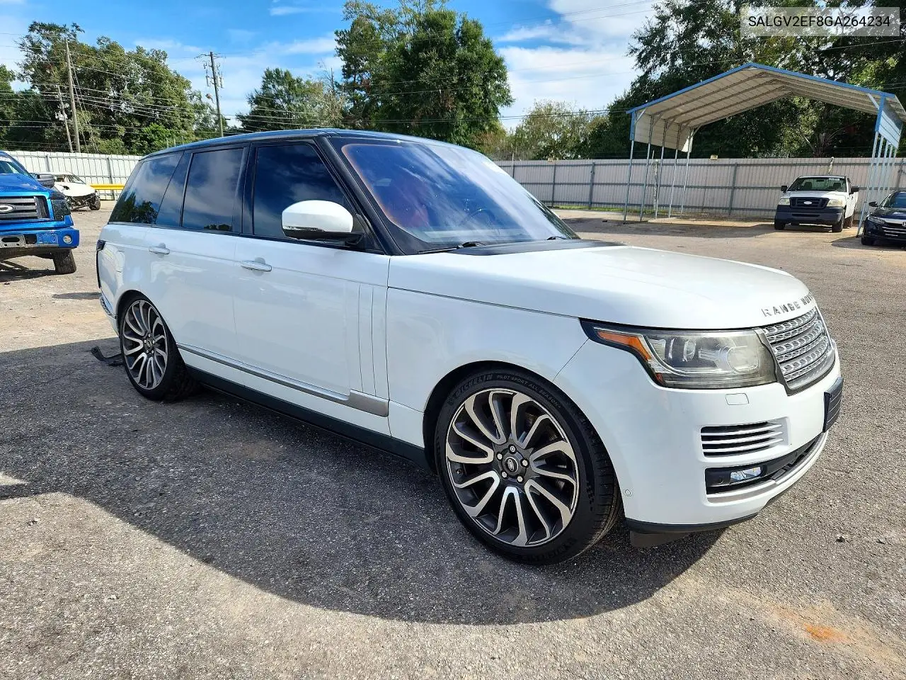 2016 LAND ROVER RANGE ROVER VIN SALGV2EF8GA264234 — фото 4