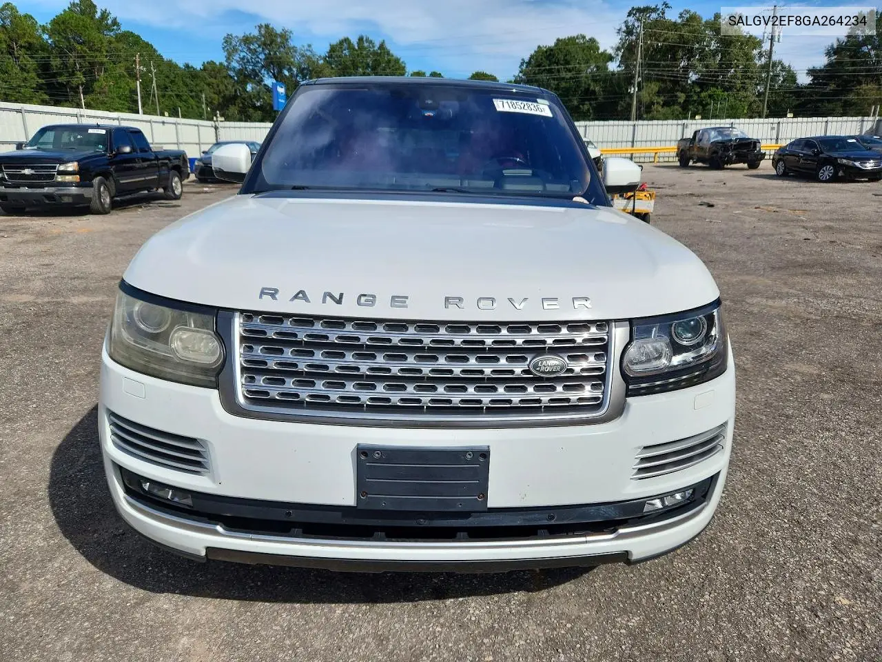 2016 LAND ROVER RANGE ROVER VIN SALGV2EF8GA264234 — фото 5