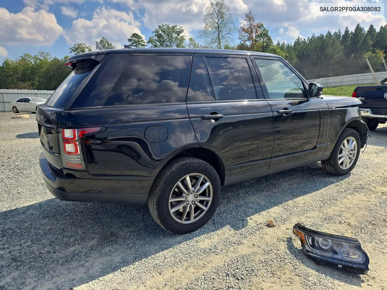 2016 LAND ROVER RANGE ROVER VIN SALGR2PF0GA308082 — фото 3