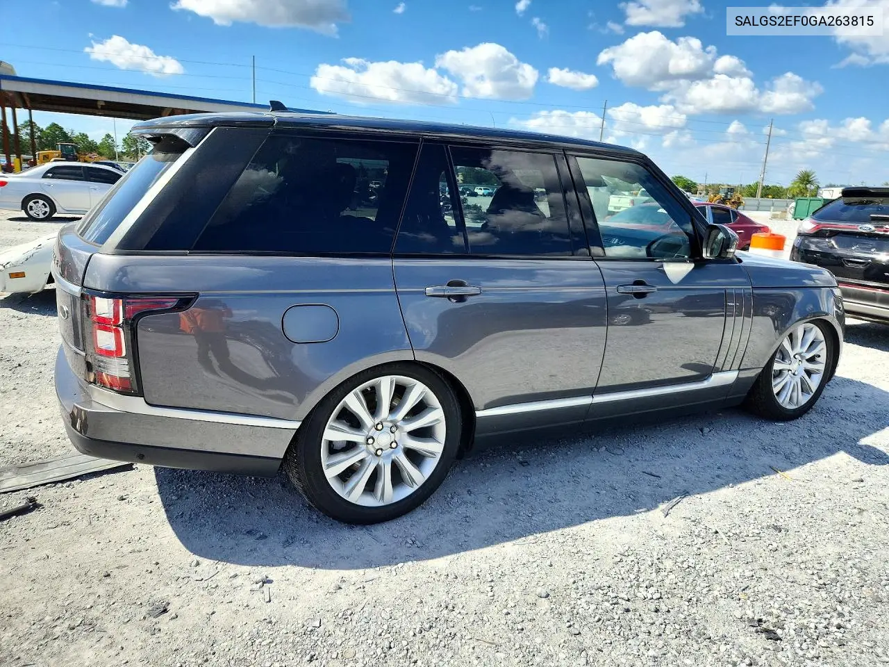 2016 LAND ROVER RANGE ROVER VIN SALGS2EF0GA263815 — фото 3