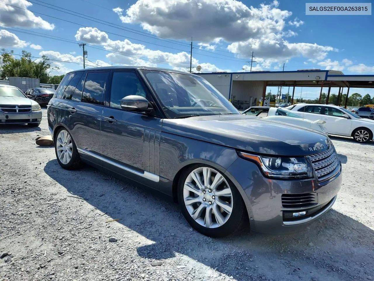 2016 LAND ROVER RANGE ROVER VIN SALGS2EF0GA263815 — фото 4