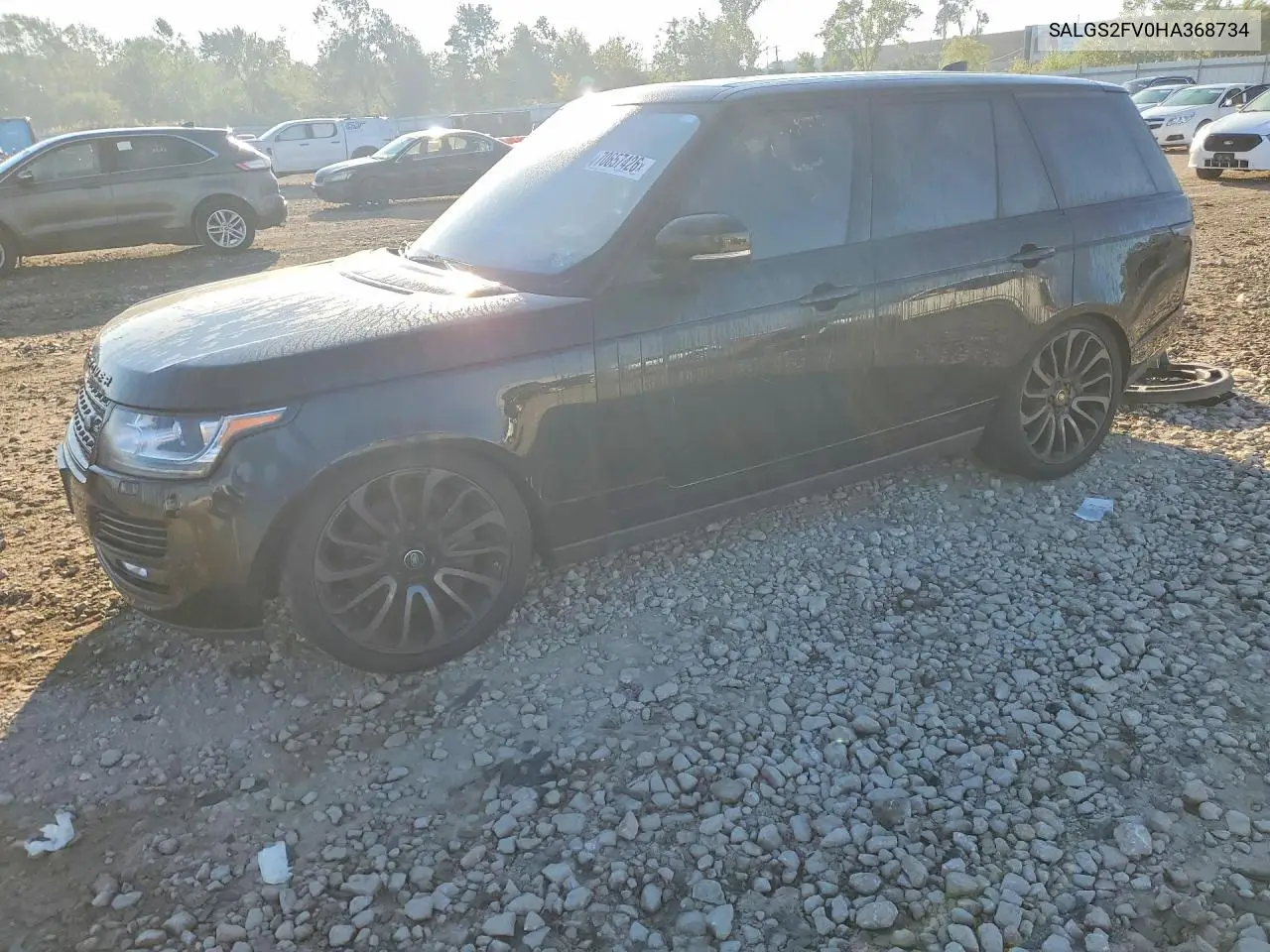 LAND ROVER RANGE ROVER 2017, VIN SALGS2FV0HA368734