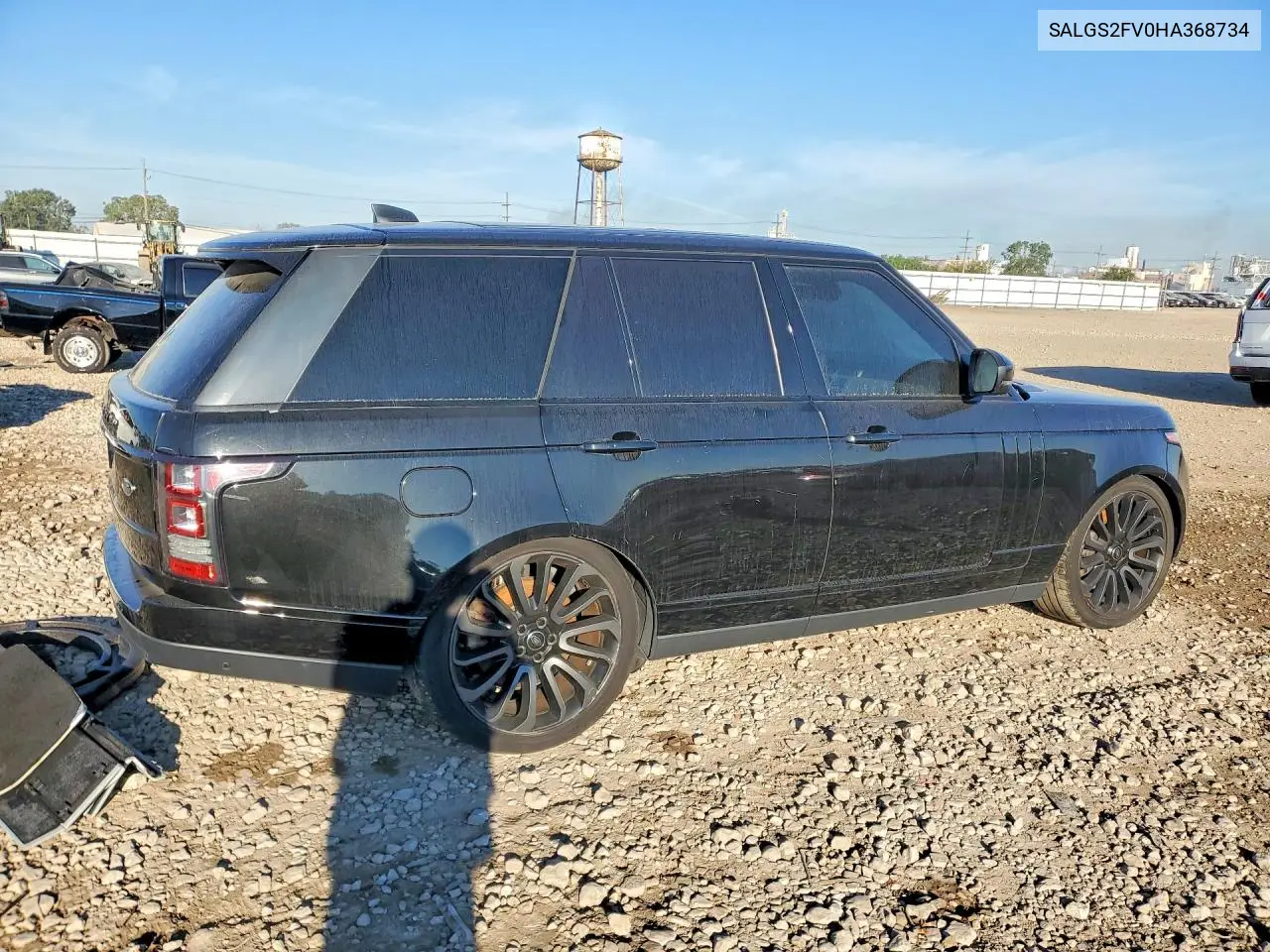 2017 LAND ROVER RANGE ROVER VIN SALGS2FV0HA368734 — фото 3